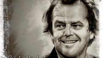 Paintings jack nicholson actors movie legends wallpaper