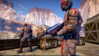 Soldiers video games guns planetside 2