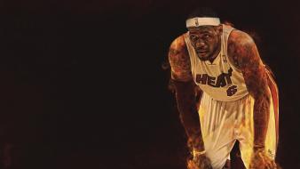Sports basketball lebron james miami heat wallpaper