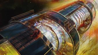 Video games star trek science fiction artwork wallpaper