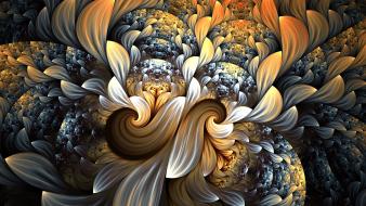 Abstract fractals artwork swirls wallpaper
