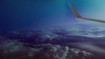 Aircraft photoshop contrast high edited skies wallpaper