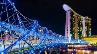 Cityscapes singapore casino marina bay sands helix hotel wallpaper