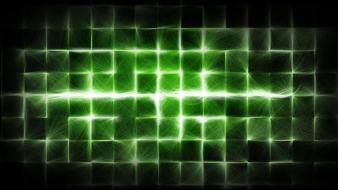 Green abstract lines wallpaper