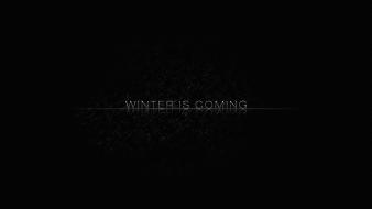 Minimalistic game of thrones winter is coming wallpaper
