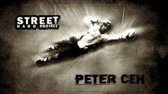 Soccer goalkeeper football player peter cehc wallpaper