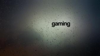 Steam minimalistic gaming blurred drops raindrop wallpaper