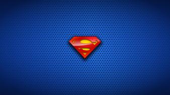 Superman grid logos logo blue background symbols wallpaper
