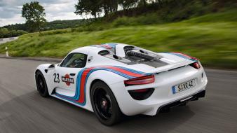 Porsche cars sports white 918 spyder prototype racing wallpaper