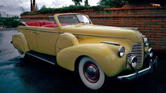Yellow vintage old cars buick antique cool guy wallpaper