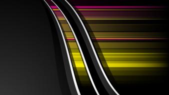 Abstract multicolor vector flow lines graphics wallpaper