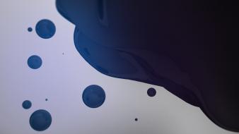 Dark liquid science fiction 3d mass wallpaper
