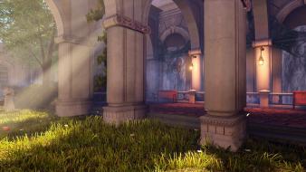 Grass garden bioshock infinite sunray wallpaper