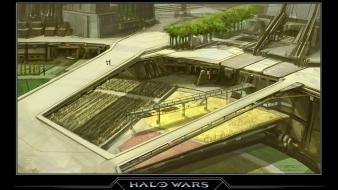 Halo wars concept art science fiction artwork wallpaper