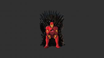 Iron man artwork game of thrones wallpaper