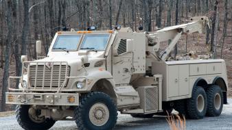 Military trucks weaponry wallpaper