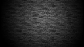 Minimalistic bricks monochrome wallpaper