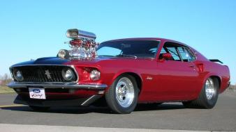 Red cars ford muscle mustang american wallpaper