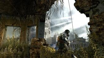 Video games destruction metro screenshots last light wallpaper