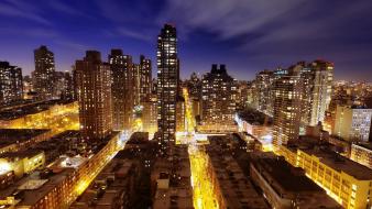 Architecture usa new york city town skyscrapers cities wallpaper