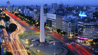 Cityscapes argentina obelisk buenos aires wallpaper