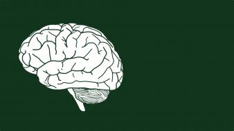 Green white brain clean