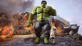 Hulk (comic character) little girl wallpaper