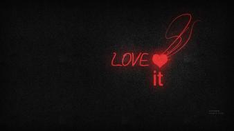 Love black hearts wallpaper