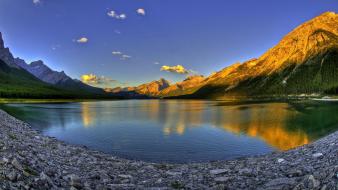 Mountains landscapes nature canada spray lakes wallpaper