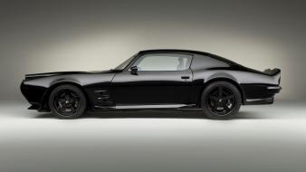 Pontiac firebird 1970 customized muscle car garage wallpaper