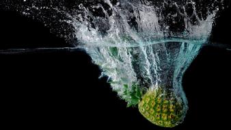 Water fruits slow motion wallpaper