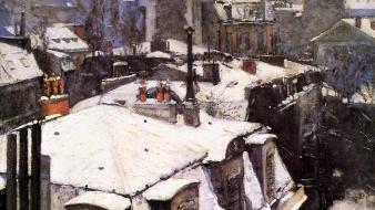 Artwork french traditional art gustave caillebotte impressionism wallpaper