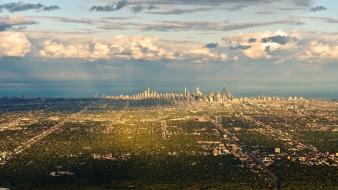 Chicago city skyline