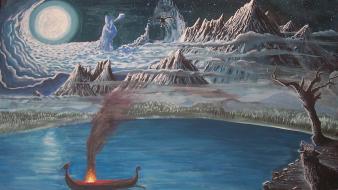 Fantasy art midgard mythology norse wallpaper