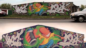 Graffiti street art 0700 team szwedzki ket124 wallpaper