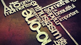 Multicolor text quotes typography textures wallpaper