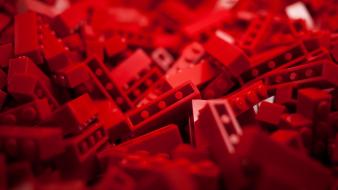 Red toys (children) legos wallpaper