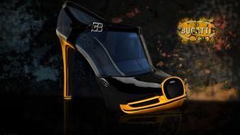 Shoes bugatti high heels wallpaper