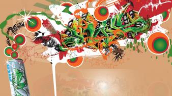 Abstract graffiti artwork wallpaper
