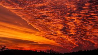Clouds landscapes fire skyscapes the sky wallpaper