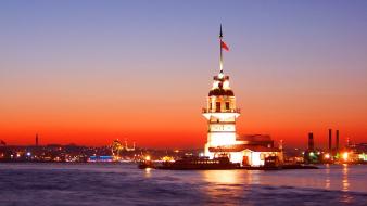 Tower istanbul bosphorus kız kulesi kiz wallpaper