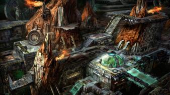 Video games outer space starcraft futuristic artwork wallpaper