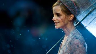 Emma watson in the rain wallpaper