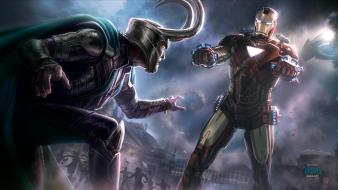 Iron man comics loki avengers wallpaper