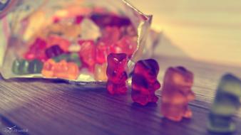 Jelly sweets (candies) gummy bears haribo wallpaper