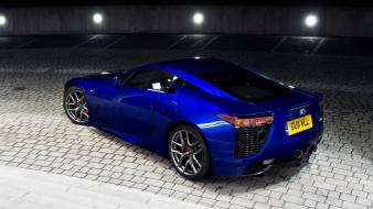 Lexus lfa sports cars blue japanese wallpaper