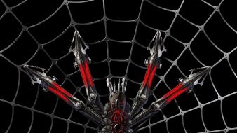 Robots web spiders bionic wallpaper