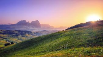 Tyrol dolomites langkofel group wallpaper