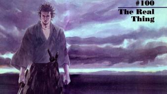 Vagabond samurai musashi michael plaster wallpaper