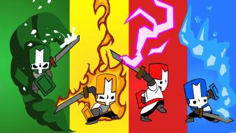 Video games castle crashers artwork wallpaper